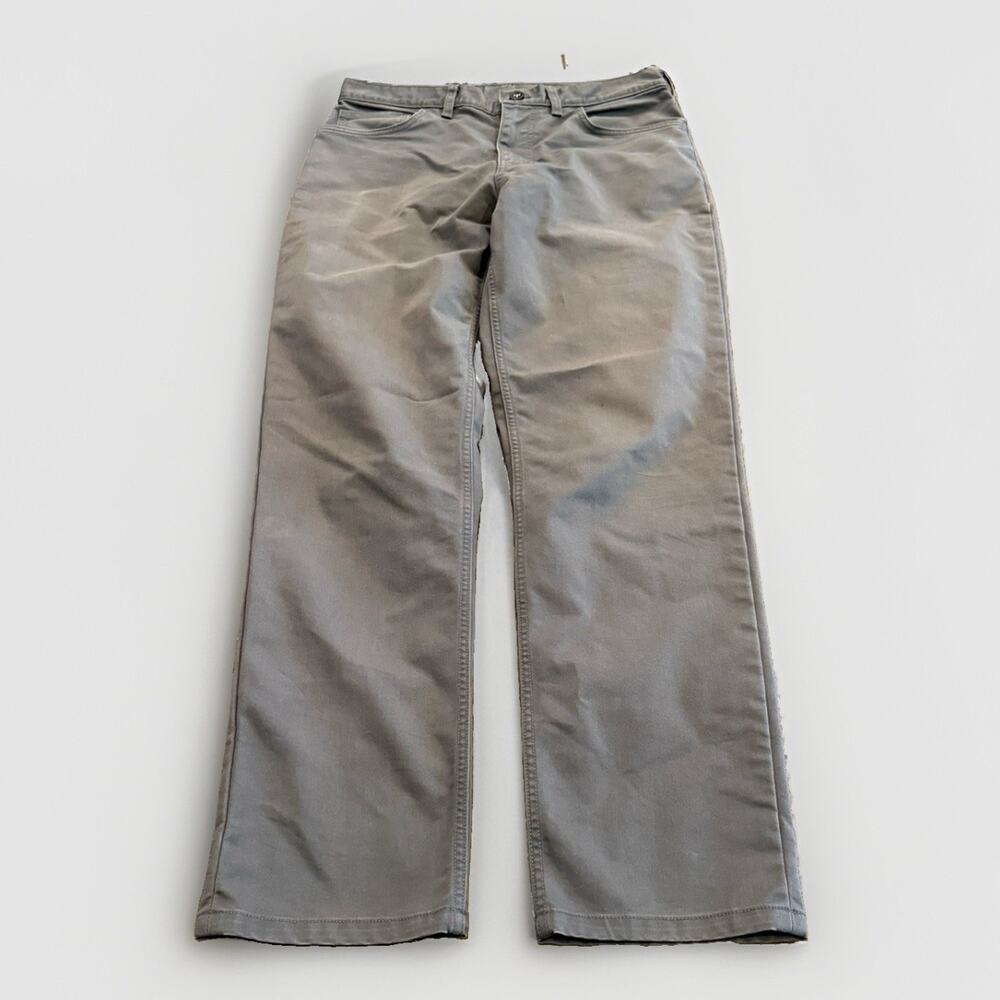 Patagonia Mens Gray Organic Cotton Chino Straight Pants Size 32